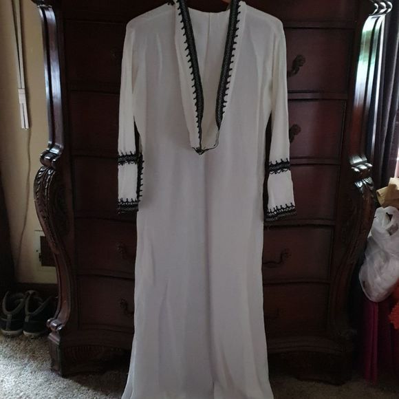 Ladies Boho Hooded Caftan sz Small - Picture 5 of 8